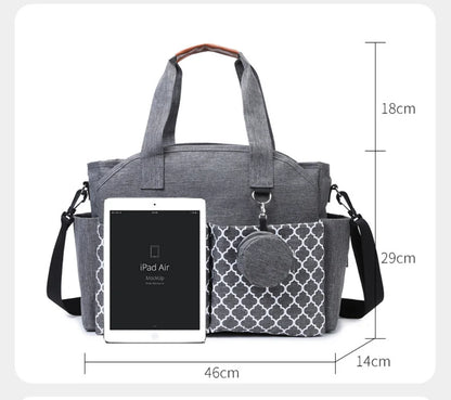 Large Capacity Mommy Bag for Women Totes Baby Diaper Nappy Bags Shoulder Nappy Ladies Maternity Shopping Bags