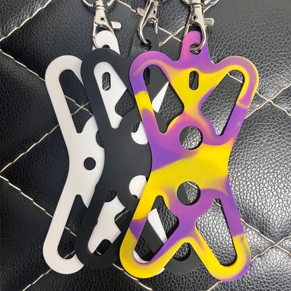 Phone Lanyards for Around the Neck, 2 in 1 Phone Strap with Silicone Phone Holder and Patch For iPhone and Most Cell Phones