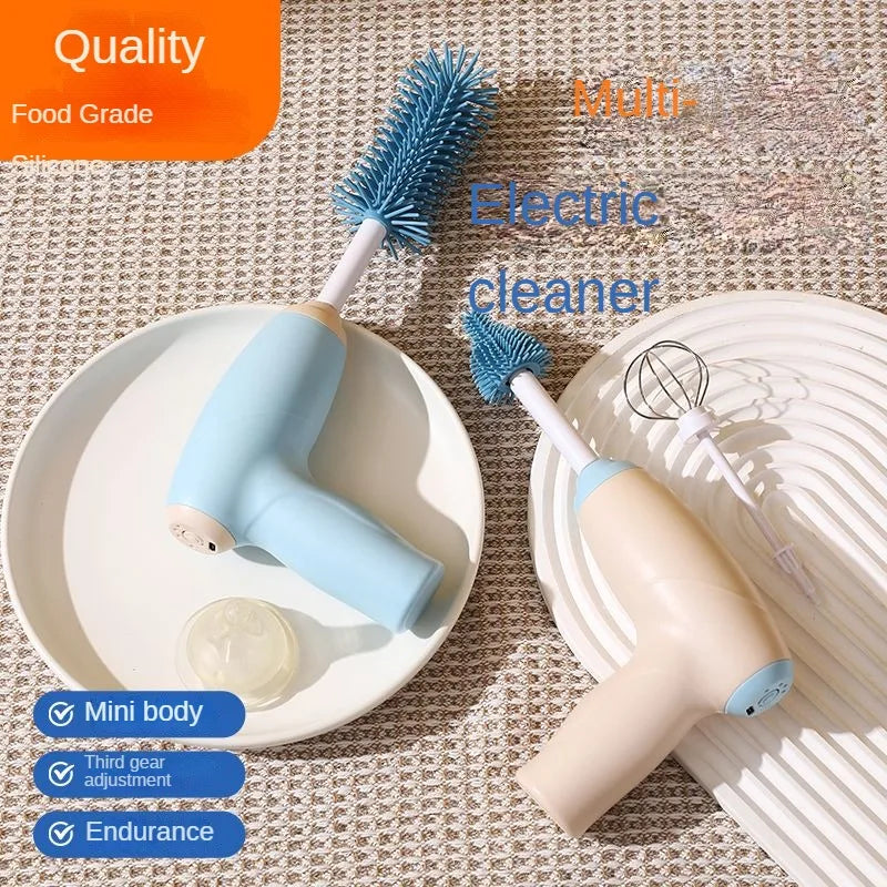 USB Handheld Blender, Silicone Brush, Electric Bottle Washing Machine, Wireless Egg Beater, Multi functional Food Mixing Blender
