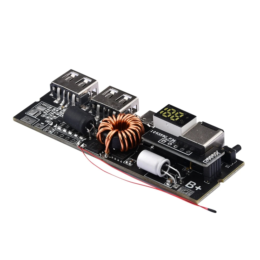 Daily Sale PD Power Bank 6-Port 21700 Two-Way Fast Charging Mobile Power Module For High Capacity 18650 Battery Assemble