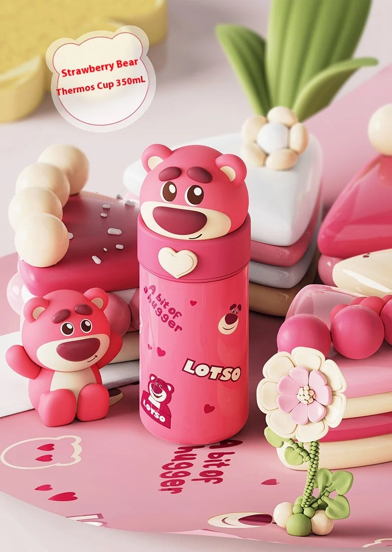 Cartoon Insulated Cup With High Appearance Children'S Water Cup Cute And Portable Student Food Grade Insulated Water Cup Gift