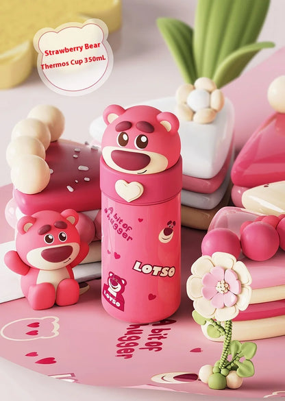 Cartoon Insulated Cup With High Appearance Children'S Water Cup Cute And Portable Student Food Grade Insulated Water Cup Gift