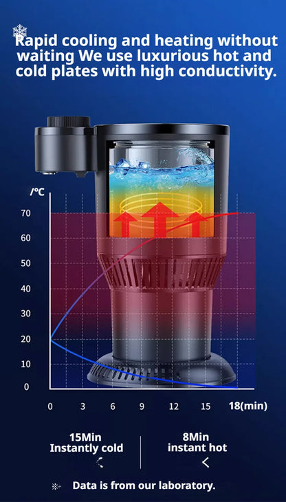 Car Hot Cold Cup Smart Quick Cooling Cup Warm Milk Cup Car Heater Car Hot Cold Cup Heater