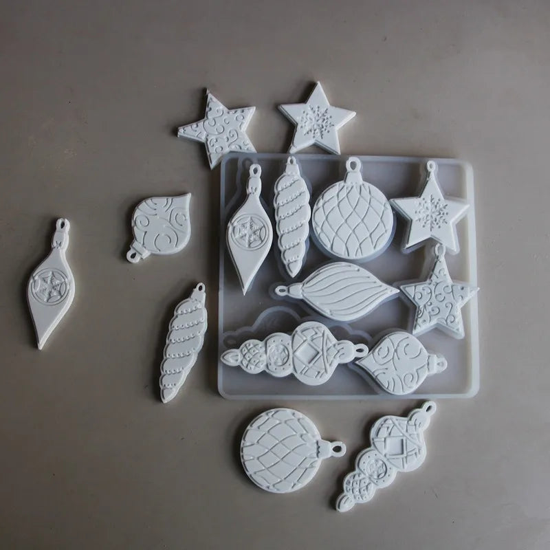 Ocean Conch Starfish Silicone Mold DIY Aroma Plaster Pendentif Keychain Resin Mold Jewellery Handmade Crafts