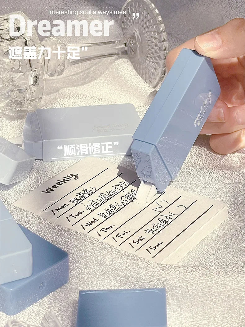 6 Pcs Correction Tape School Supplies Stuff Whiteout Portable Students Study Tools Writing Tapes Kids Tipex