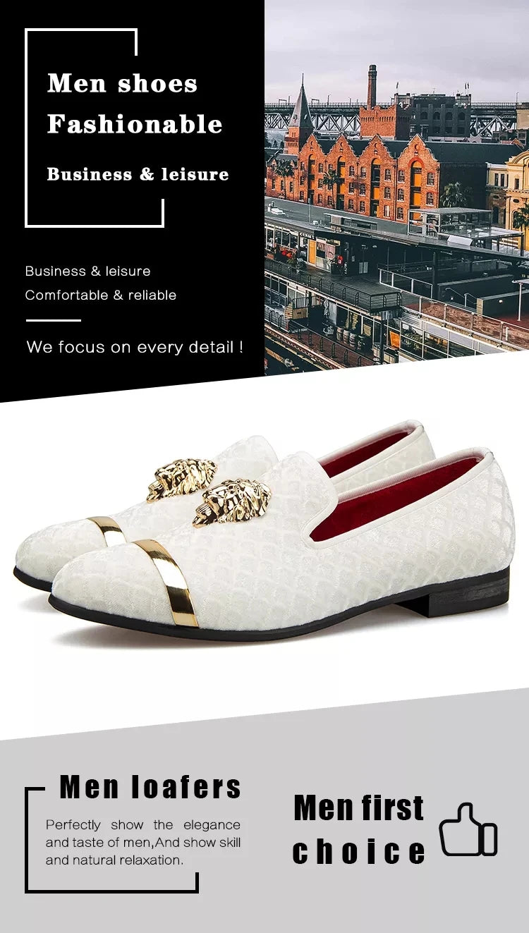 Luxury Brand Loafers Diamond Velvet Men Dress Wedding Shoes Rivets Casual Flats Designer Sneakers