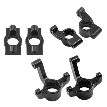 Front Steering Knuckles, Caster Blocks C Hubs and Rear Hubs Meta Aluminum For Losi Micro b Upgrades Parts 1/24 Accessories Rc Ca