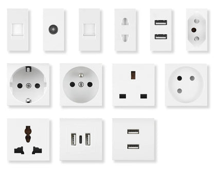 Hidden Desktop Pop-Up Socket DIY Multifunctional USB Type-C Outlet For Meeting Room Office Electrical Switch Countertops Plug