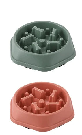 Slow Feeder Dog Bowl Anti-choking Slow Feeding Bowls for Dogs Anti-slip Pet Slow Eat Dishes Puzzle Bowls for Small Medium Dogs