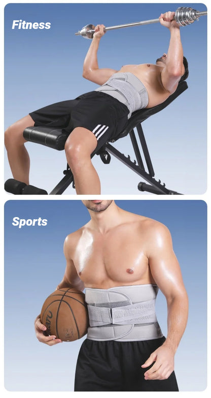Adjustable Back Braces Waist Belt Men Women Lower Pain Relief Breathable Anti-Skid Spine Lumbar Support Trainer Trimmer Fitness