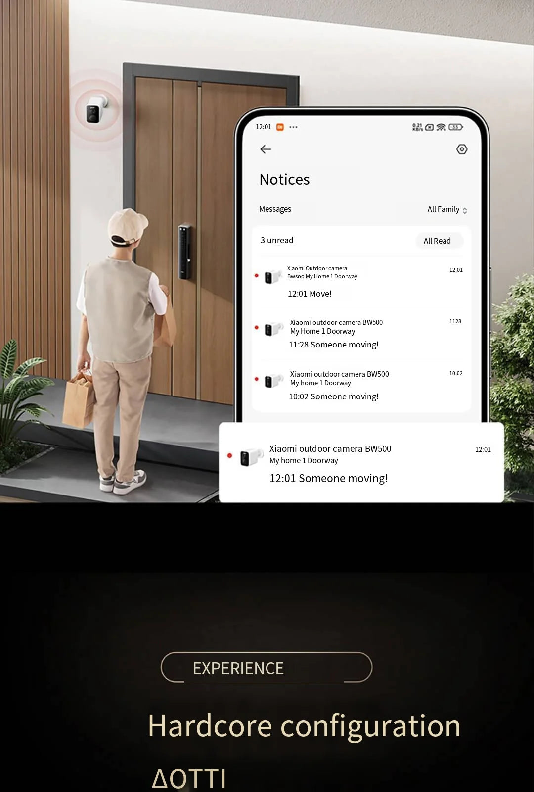 Xiaomi Mijia APP IP67 Waterproof 10000mah Battery Smart Outdoor IP Camera 2.5k HD  Wireless Security Infrared Night Vision Cam