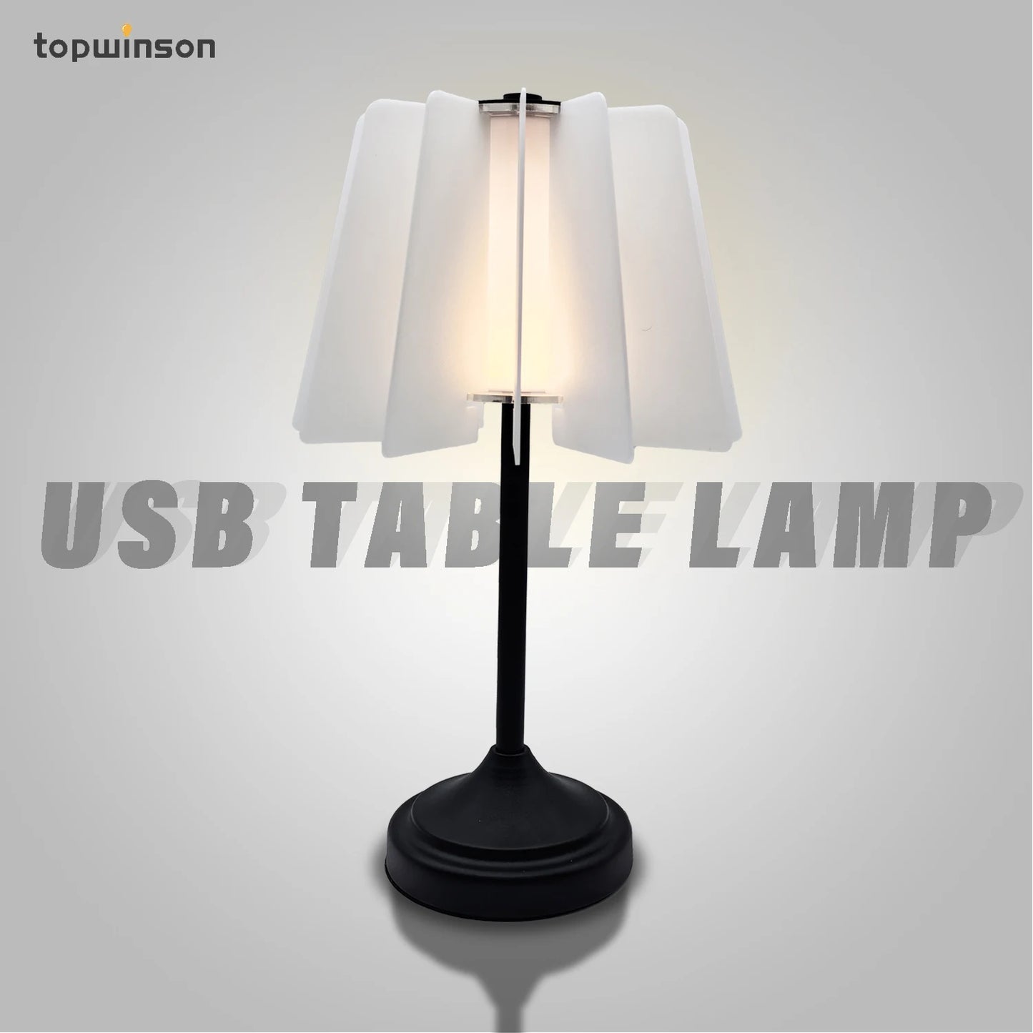 Bedroom bedside lamp USB plug LED table lamp DIY acrylic panel creative lighting mode decorative light