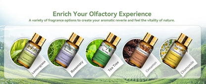 PHATOIL 15 Bottles Essential Oils Set-5ml Lavender Eucalyptus Vanilla Peppermint Rose Lemon Cinnamon Aromatherapy Essential Oils