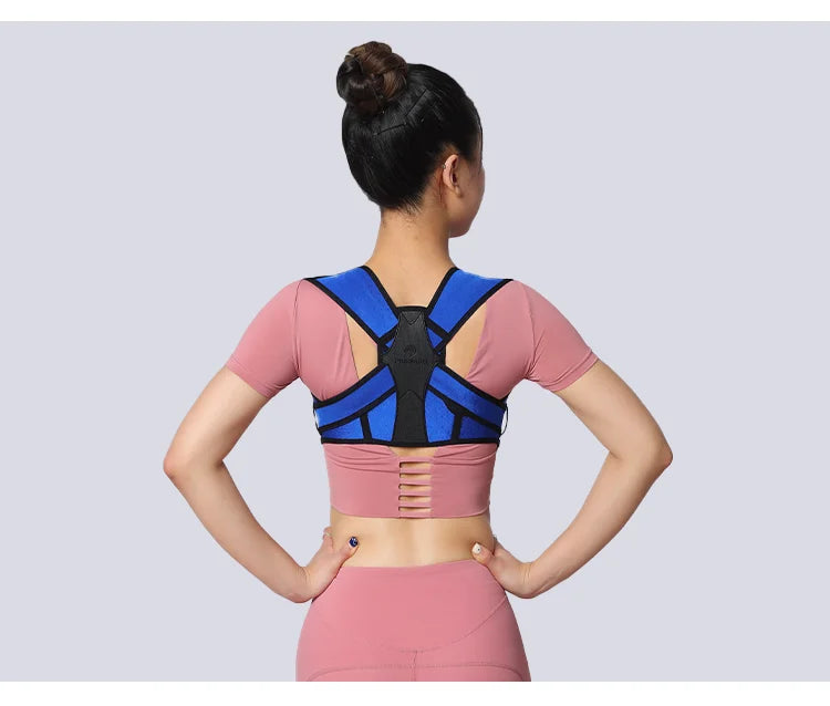 Posture Corrector for Women and Men Adjustable Upper Back Brace Shoulder Lumbar Support Belt Corset Posture Correction
