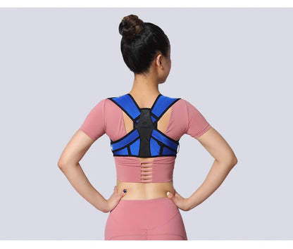 Posture Corrector for Women and Men Adjustable Upper Back Brace Shoulder Lumbar Support Belt Corset Posture Correction