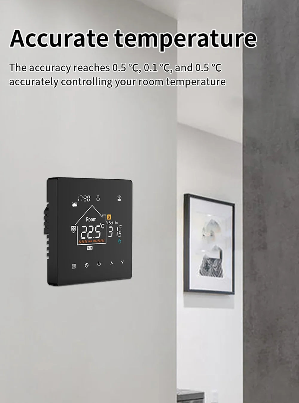 Smart Home Assistant Digital Temperature Controller Water Heater for Home Automation Thermostat Boiler Zigbee Thermostatic Tools