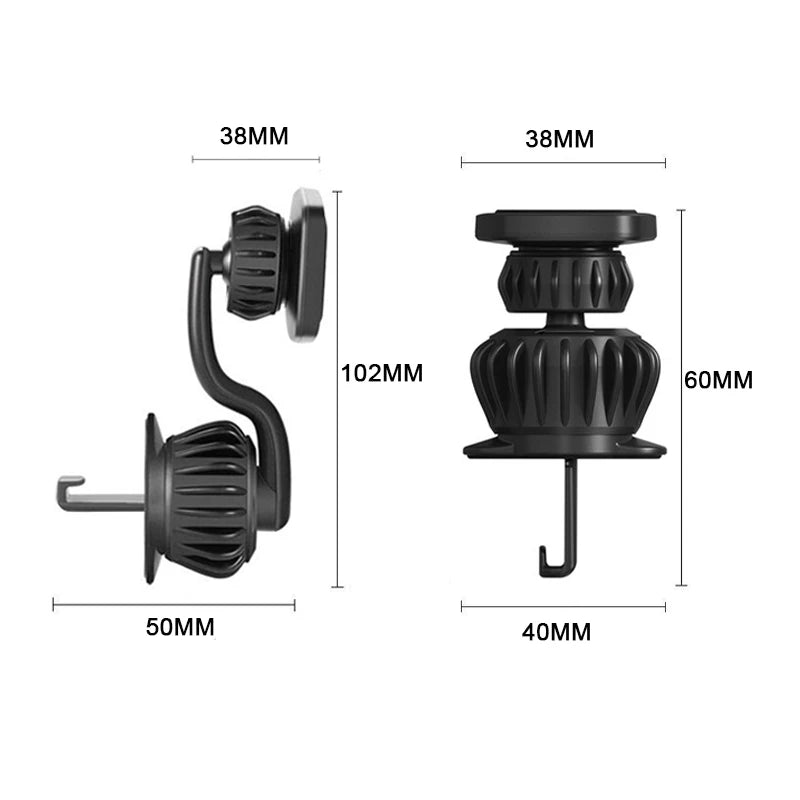 Strong Magnetic Car Phone Holder Mount Car Vent Phone Mount 360 Rotate Arm Auto Cell Phone Holder for Car Phone Bracket Stand