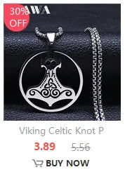 Talisman Protection Luck King Solomon Seal Necklace Stainless Steel Wealth Fortune Wheel Women Men Chain Jewelry salomon N3674