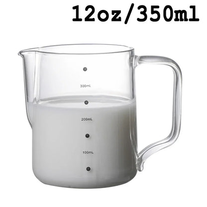 Coffee Latte Milk Frothing Jug Milk Frother Pitcher Stainless Steel Jug Espresso Barista Pitcher Milk Pot Coffee Accessories