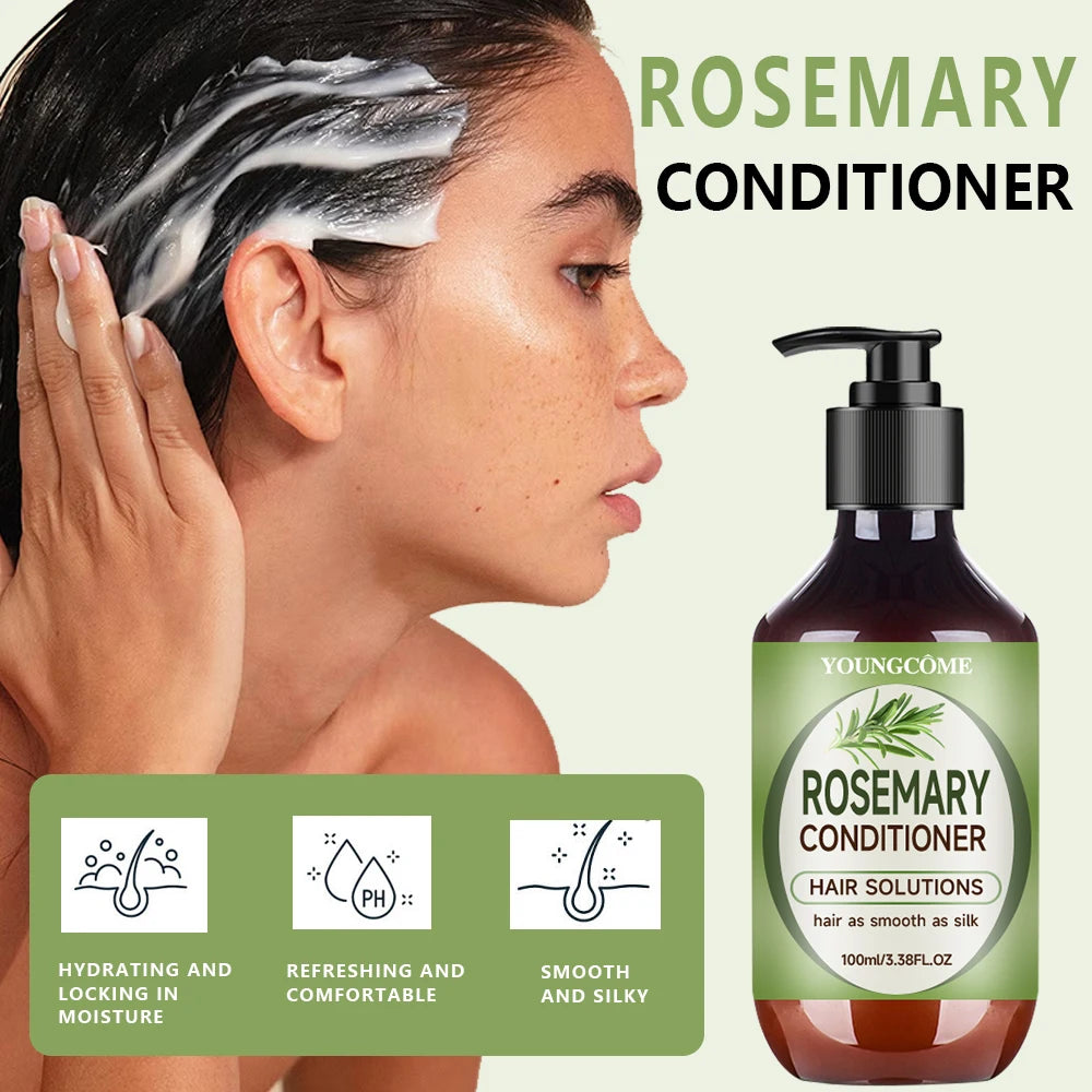 Rosemary Hair Essential Oil hair mask shampoos set Repair Hairs Damage Prevent Hair Loss Smooth Hairs Nourish Hair Care Oil 2025