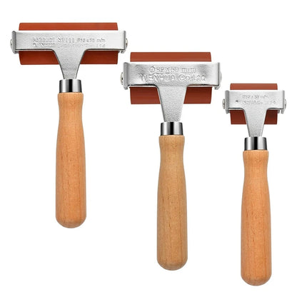 3 Pack Rubber Rollers, Mixed Size Rubber Roller Tools For Printing, Ink Roller Stamping Shavings, Craft Scrapbooking