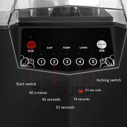 Commercial Blender Electric Ninja blender Fruit Food Ice Crusher Processor Smoothies Juicer Maker Crusher Grain Grinder 110-220V