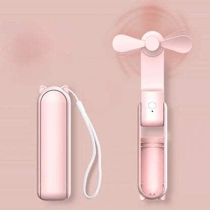 NEW Portable Handheld Fan Mini Handheld Fan with USB Rechargeable and Adjustable Speed Suitable for Indoor and Outdoor Use