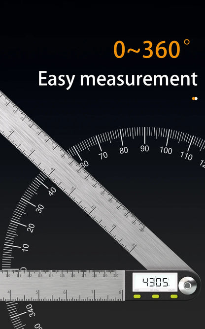 Multi functional digital angle ruler-High precision universal level and multi-purpose electronic measuring ruler