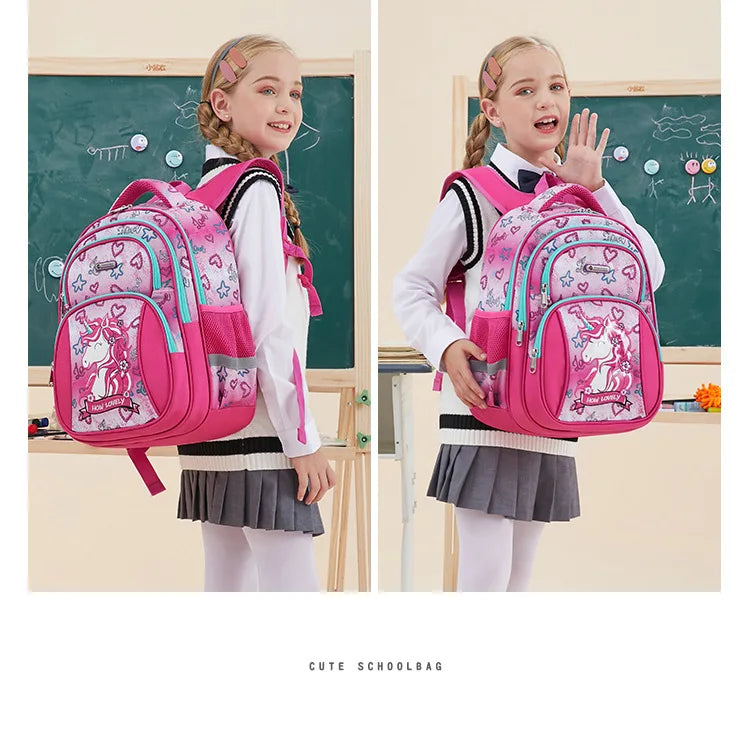 School Bags for Kids Backpack for Boys Elementary Kindergarten Preschool School Bag 14 inch Multifunctional Cute Large Capacity