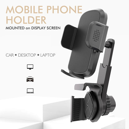 Magnet Car Mounted Display Screen Mobile Phone Holder 360 Degree Freely Rotation Foldable Mount Usded for Car Electric Vehicle