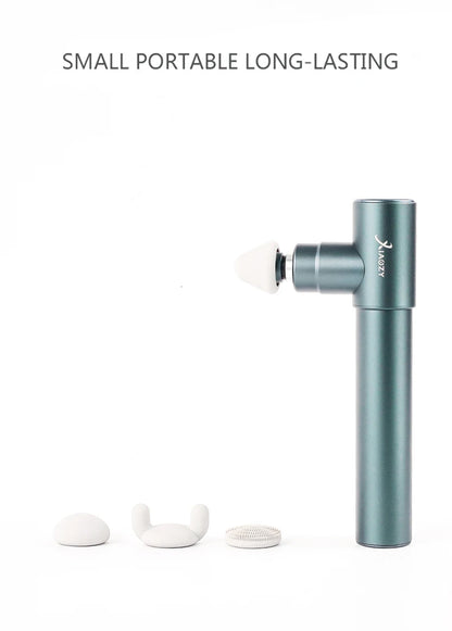 Mini Massager Gun 4 Heads Portable for Fascia Gun Body Back Muscle Recovery Athletes Home Gym Deep Tissue Relaxation Handheld