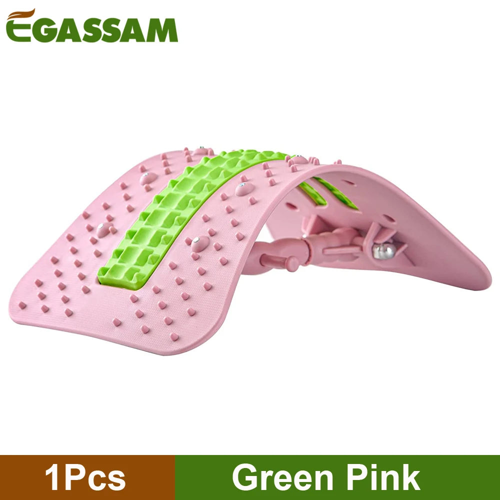 Back Stretcher,6thGeneration Upgraded Back Massager,Back Cracker for Lower Back Pain Relief Lumbar Support,with Magnetic Massage