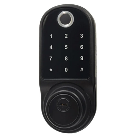 AAAEL-Smart Door Lock Can Be Operated By Fingerprint Sensor, Remote Intercom App, Smart Door Lock