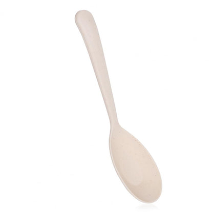 Soup Spoon Long Handle Cereal Spoon Plastic Serving Spoon Microwave Dishwasher Safe Porridge Spoon Kids Tableware Dinner Spoon