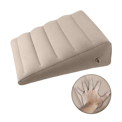 Wedge Pillow Knee Cushion PVC Foot Pillow Elevation Leg Pillows Inflatable Back Pillow For Travel Camping Sleeping Portable