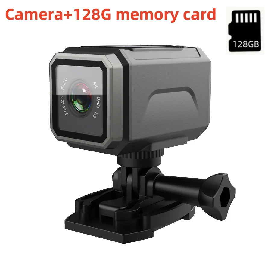 4K Ultra HD WiFi Camera/Mini Outdoor Sports Camera/Motorcycle Camera/Bicycle Riding Camera/Wearable Helmet Camera