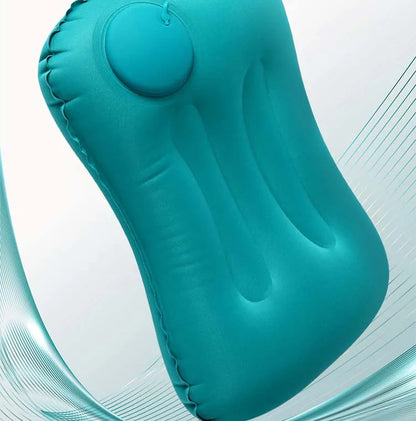 Press Inflatable Pillow Portable Outdoor Travel Pillow Waist Pillow Neck Protector Inflatable U Shaped Pillow