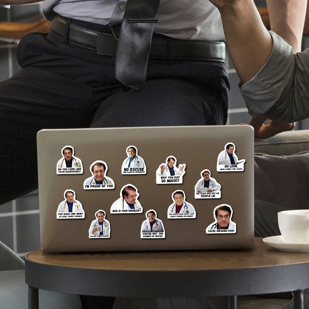 12Pcs Dr Now Magnets Funny Dr. Nowzaradan Fridge Magnet Kitchen Strong Fridge Magnets Cute Magnetic Accessories for Refrigerator