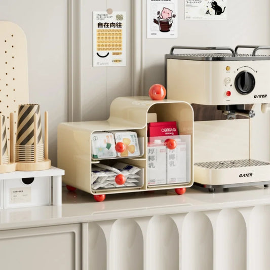 Multi Drawer Desktop Organizer, Colorful Storage for Stationery Makeup Jewelry | Dorm Desk Organizer, Stackable Cosmetic Drawers