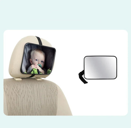 Car Baby Rearview Mirror Baby Rear View Seat Mirror Monitor Child Kids Adjustable Rear Seat Mirror Infant Rear Facing Mirrors