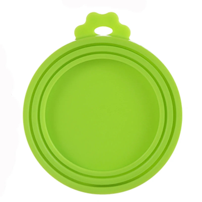 1Pcs Food Can Lid Silicone Canned Lid Sealed Feeders for Puppy Dog Cat Storage Top Cap Reusable Cover Health Pet Daily Supplies