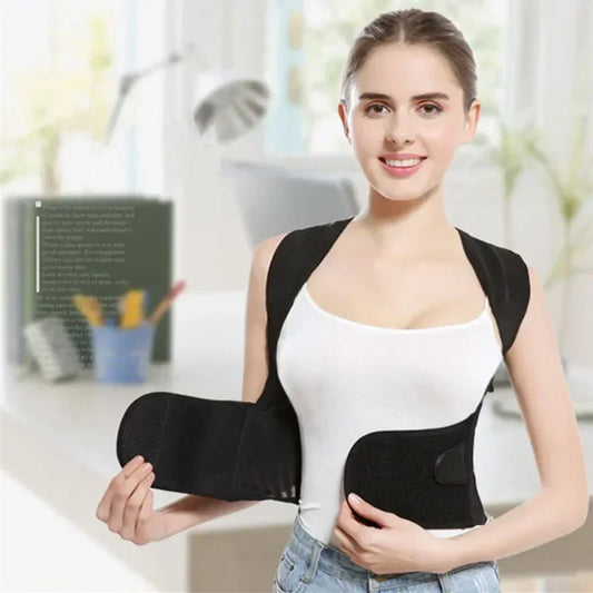 Adjustable Support Brace Correction Humpback Back Belt Posture Corrector Spine Back Shoulder Support Corrector Band Pain Relief