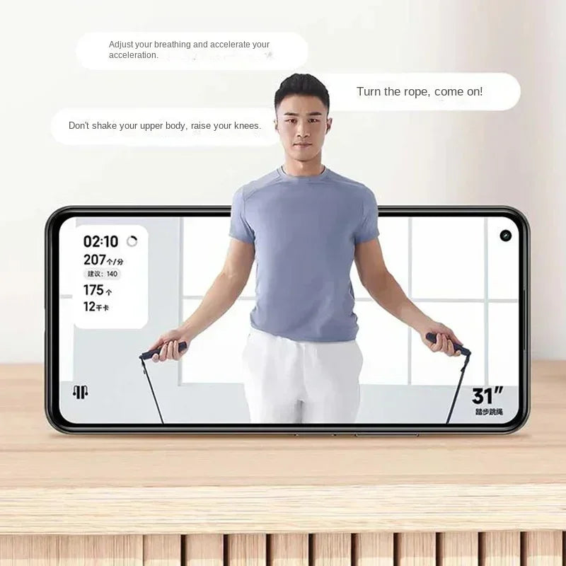 Xiaomi Mijia Smart Skipping Jump Rope XMSR-P803 Counter With Fit App Adjustable Calorie Calculation Sport Fitness Professional