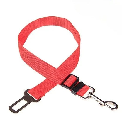 1PC Adjustable Pet Cat Dog Car Seat Belt Pet Seat Vehicle Dog Harness Lead Clip Safety Lever Nylon Colorful Traction Ddogs Leash