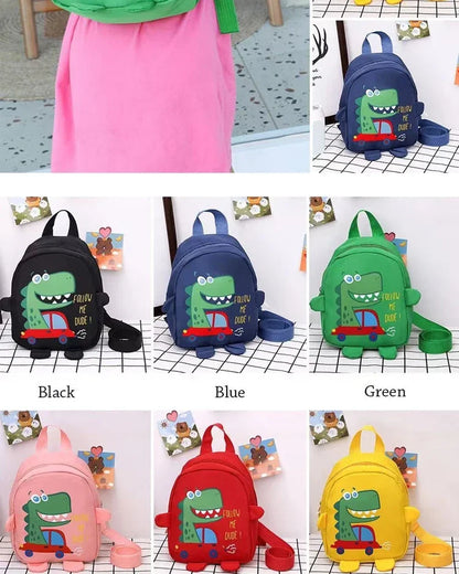 Children Cute Cartoon Dinosaur School Bags Anti-lost Backpacks Toddler Rucksack Kindergarten Schoolbag