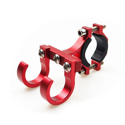 Electric Scooter Hooks Simple Bike Shelf Tube Storage Hanger Buckle Hooks Hooks Ebikes Portable Double Metal Helmet Rack