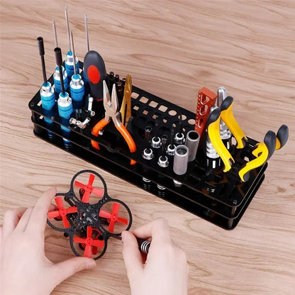 New Portable Cross Screw Driver Storage Rack Organizers Screwdriver Hex Screwdriver Organizers Holder RC Tools Kit