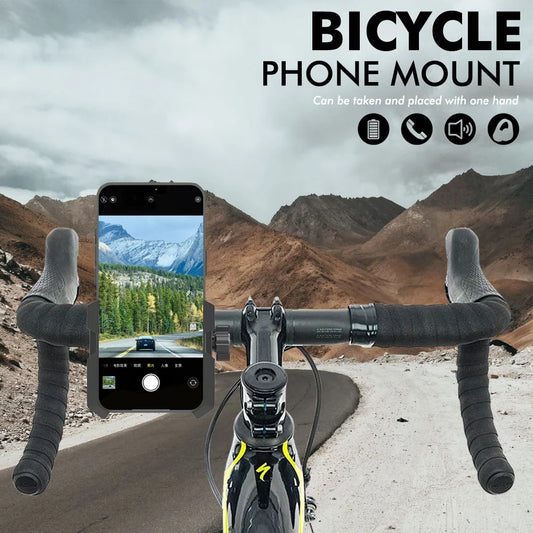 2025 New Universal Cell Phone Clamp for Stroller Phone Holder Shopping Cart Phone Holder Golf Cart Phone Holder Bike Phone Mount