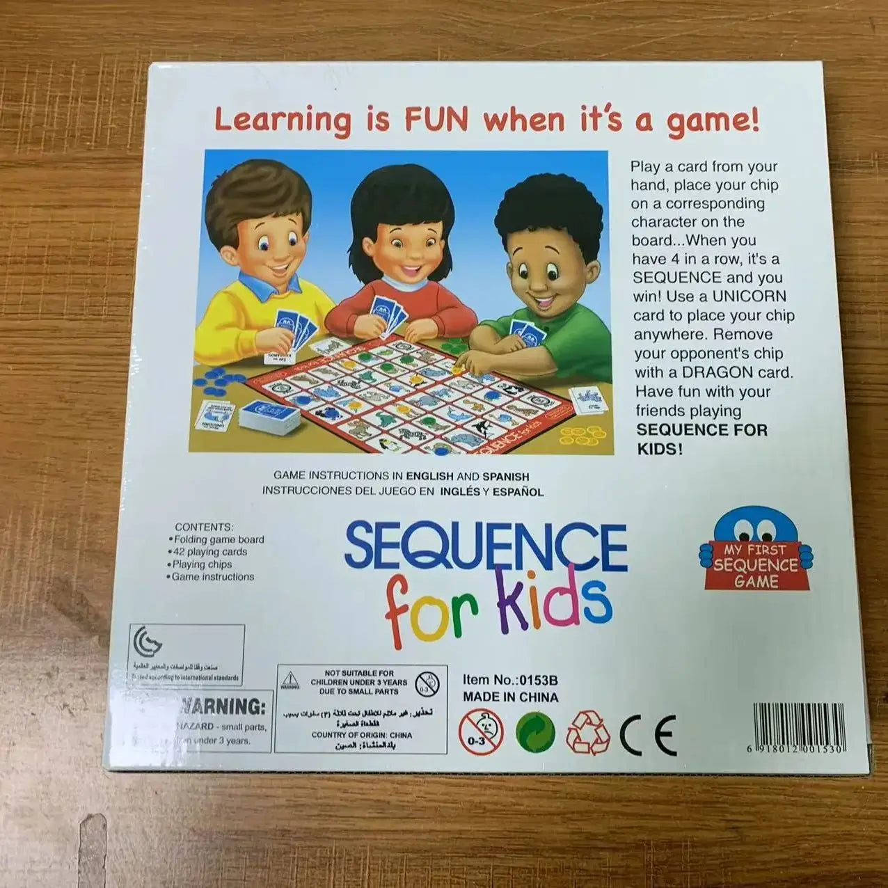 SEQUENCE Board Game for Kids - Exciting and Challenging Game of Strategy and Luck, Play with Friends and Family