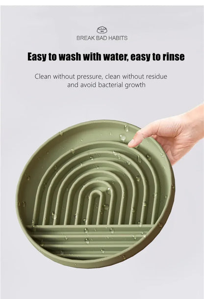 Slow Food Bowl Silicone Dog Lick Mat for Dogs Pet Slow Food Plate Non-sliping Pet Anti-choking Feeder Dog Food Bowl Pet Supplies